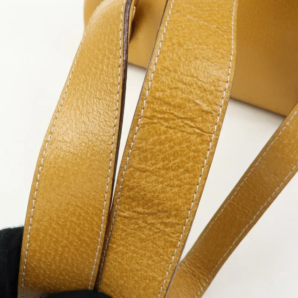 Gucci Bamboo Calfskin Backpack Yellow